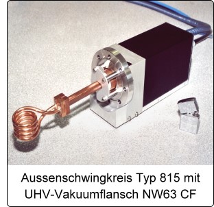 ASK815 mit UHV-Vakuumflansch NW63 CF